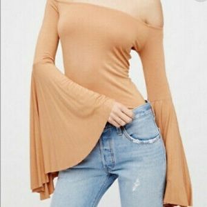 Free people off the shoulder shirt